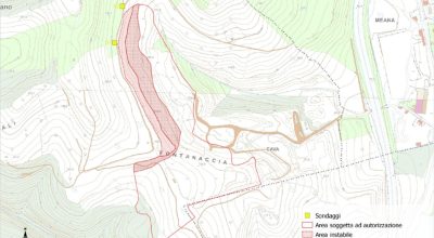 Instabilità e sicurezza: ISPRA studia la cava di Civitella San Paolo per verificare le  condizioni del fronte di scavo.